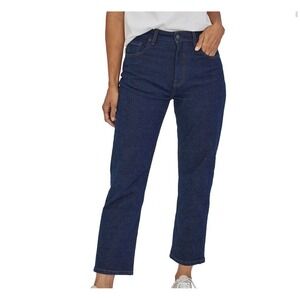 PATAGONIA Original Standard Blue Denim Jeans Straight Fit Women's 34X27 NWT $129